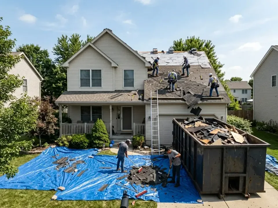 roof-replacement-debris-remova-004 — frequently asked questions, Cheapest Dumpster Rentals in New Albany, IN